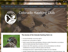 Tablet Screenshot of coloradohawkingclub.com